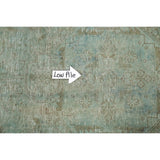 Vintage Tabriz Geometric Hand Knotted Wool Oriental Persian Area Rug - 12'7" x 10'1"