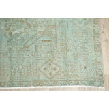 Vintage Tabriz Geometric Hand Knotted Wool Oriental Persian Area Rug - 12'7" x 10'1"
