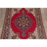 Vintage Tabriz Medallion Oriental Hand Knotted Wool Persian Area Rug - 11'5" x 8'0"