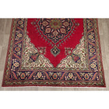 Vintage Tabriz Medallion Oriental Hand Knotted Wool Persian Area Rug - 11'5" x 8'0"