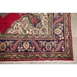 Vintage Tabriz Medallion Oriental Hand Knotted Wool Persian Area Rug - 11'5" x 8'0"