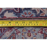 Vintage Traditional Flora Hand Made Mashad Persian Medallion Area Rug - 12'11" x 9'11"