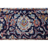 Vintage Traditional Flora Hand Made Mashad Persian Medallion Area Rug - 12'11" x 9'11"