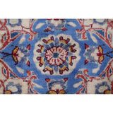 Vintage Traditional Flora Hand Made Mashad Persian Medallion Area Rug - 12'11" x 9'11"