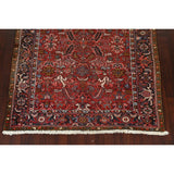 Vintage Traditional Heriz Persian Area Rug Handmade Wool Carpet - 7'2" x 8'9"