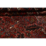 Vintage Traditional Heriz Persian Area Rug Handmade Wool Carpet - 7'2" x 8'9"