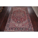 Vintage Traditional Heriz Persian Oriental Hand Knotted Wool Area Rug - 11'7" x 7'10"