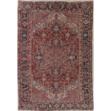 Vintage Traditional Heriz Persian Oriental Hand Knotted Wool Area Rug - 11'7" x 7'10"