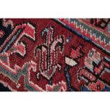 Vintage Traditional Heriz Persian Oriental Hand Knotted Wool Area Rug - 11'7" x 7'10"