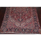 Vintage Traditional Heriz Persian Oriental Hand Knotted Wool Area Rug - 11'7" x 7'10"
