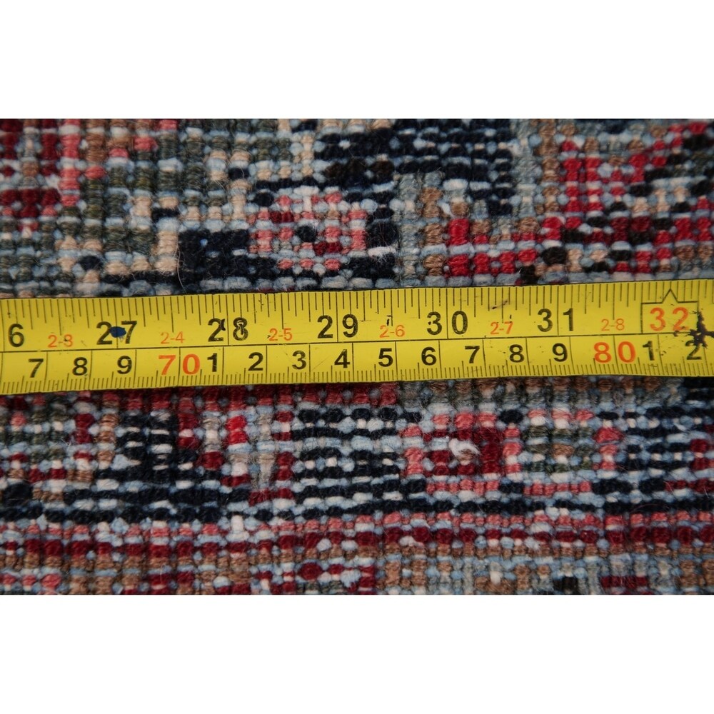 Vintage Traditional Heriz Persian Oriental Hand Knotted Wool Area Rug - 11'7" x 7'10"