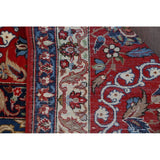 Vintage Traditional Isfahan Medallion Handmade Wool Persian Area Rug - 13'8" x 10'2"