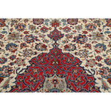 Vintage Traditional Isfahan Medallion Handmade Wool Persian Area Rug - 13'8" x 10'2"