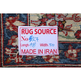 Vintage Traditional Isfahan Medallion Handmade Wool Persian Area Rug - 13'8" x 10'2"