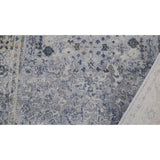 Vintage Zinnia Light Grey Blue Rug