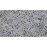 Vintage Zinnia Light Grey Blue Rug