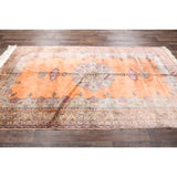 Vinttage Yahyali Turkish Oriental Geometric Hand Knotted Area Rug - 10' x 6'3"