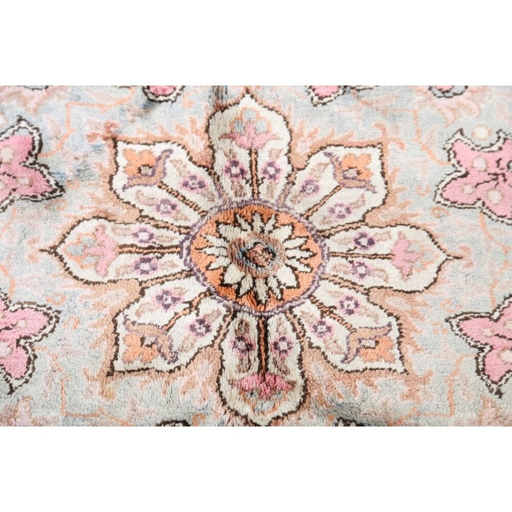 Vinttage Yahyali Turkish Oriental Geometric Hand Knotted Area Rug - 10' x 6'3"