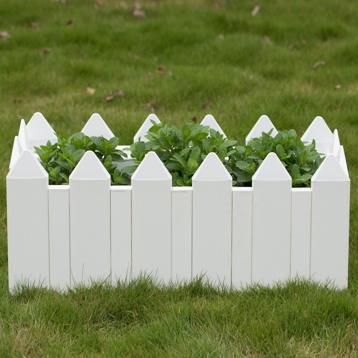 Vinyl Planter Box Garden Bed Flower Pot
