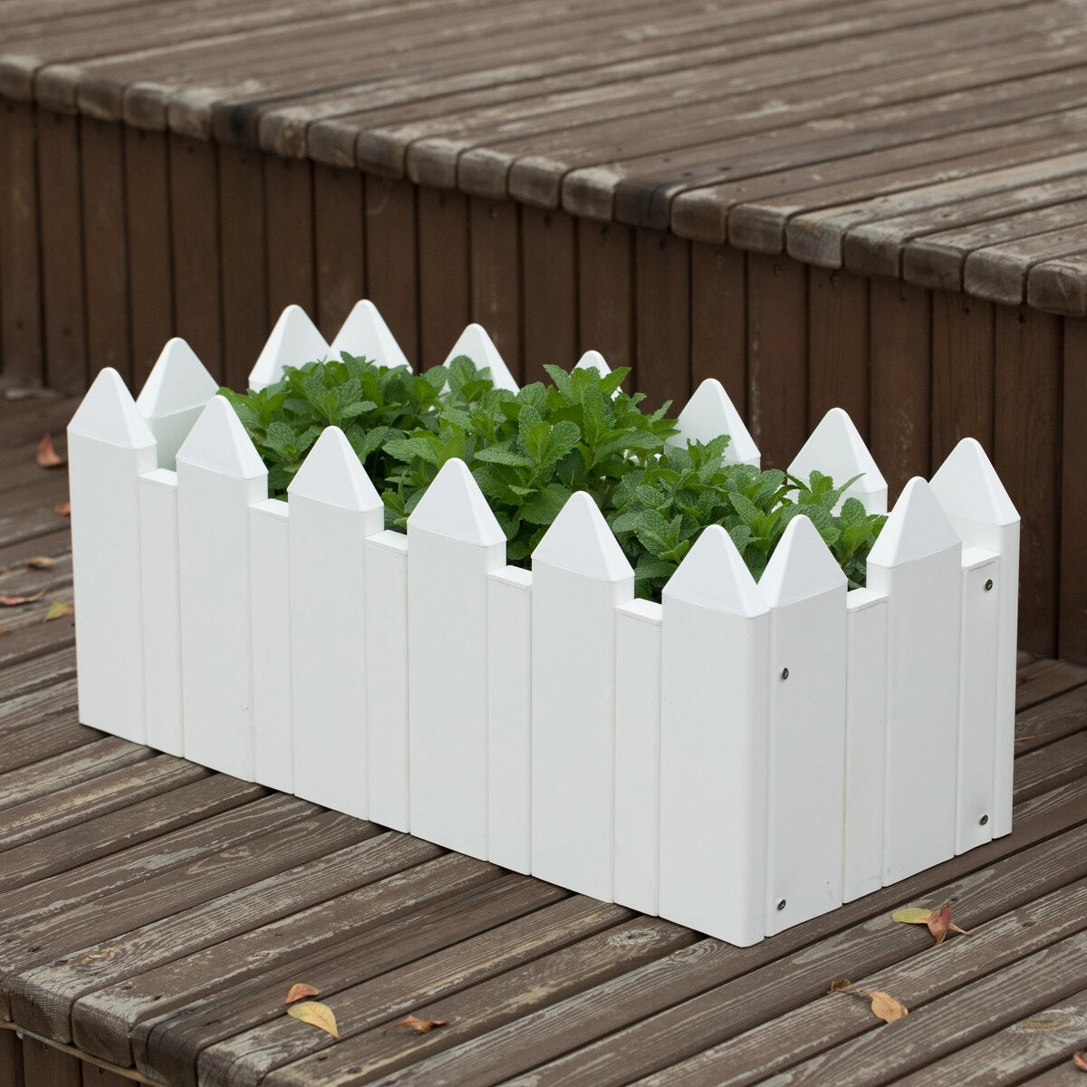 Vinyl Planter Box Garden Bed Flower Pot