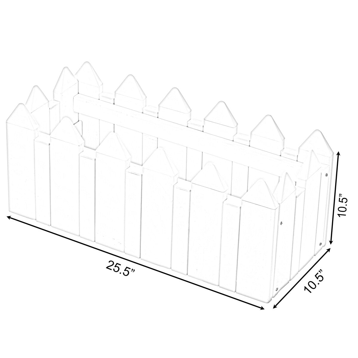 Vinyl Planter Box Garden Bed Flower Pot