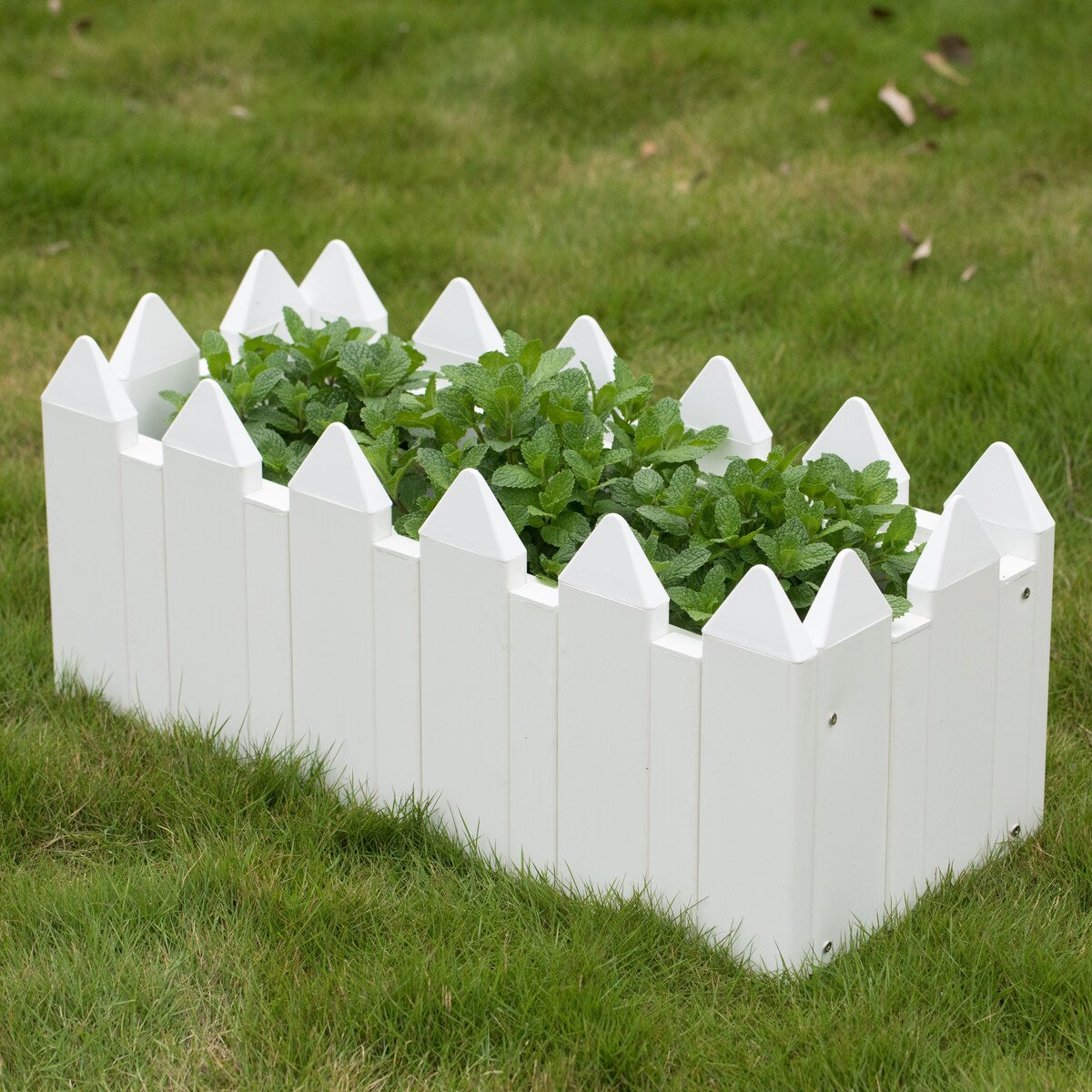 Vinyl Planter Box Garden Bed Flower Pot