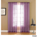 Links Sheer Mesh 84-inch Rod Pocket Curtain Panel - 84"