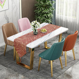 Violet Linen Boutique Zebra Patern Polyester Table Runner