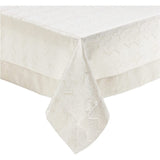 Violet Linen Princess Zig Zag Vertical Stripes Chevron Tablecloth