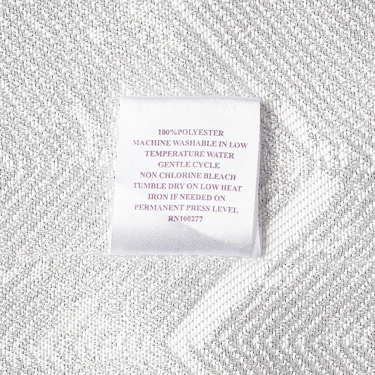 Violet Linen Princess Zig Zag Vertical Stripes Chevron Tablecloth