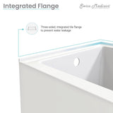 Virage 60" x 30" Alcove Bathtub with Apron