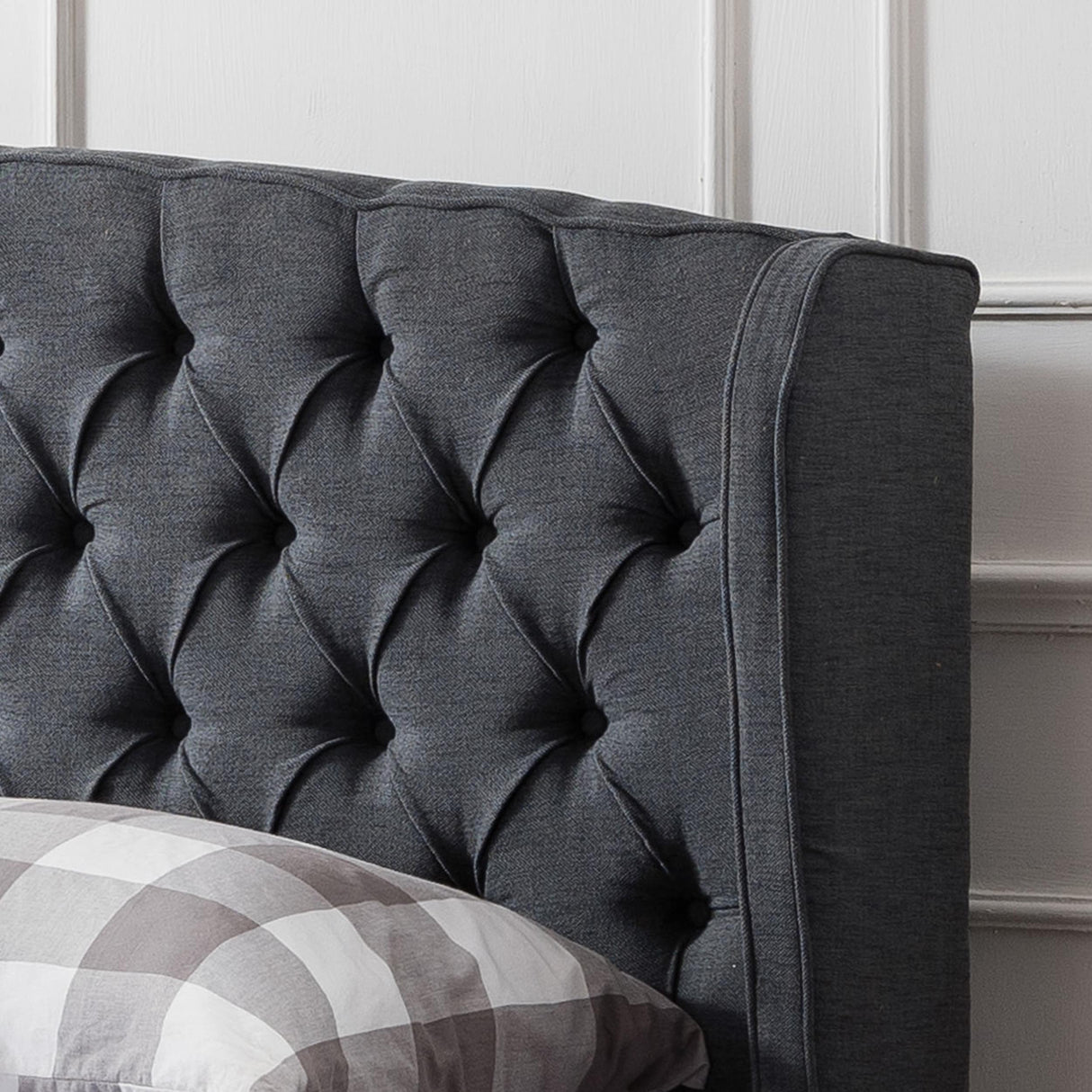 Virago Upholstered Low-profile King Platform Bed by Christopher Knight Home
