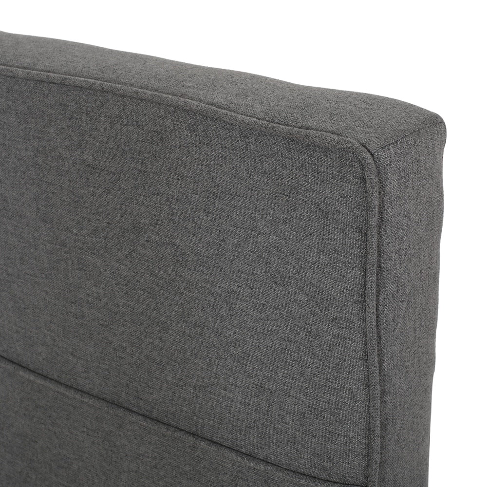 Eveleth Modern Upholstered King Bed Platform by Christopher Knight Home