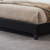 Eveleth Modern Upholstered King Bed Platform by Christopher Knight Home