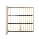 Eveleth Modern Upholstered King Bed Platform by Christopher Knight Home