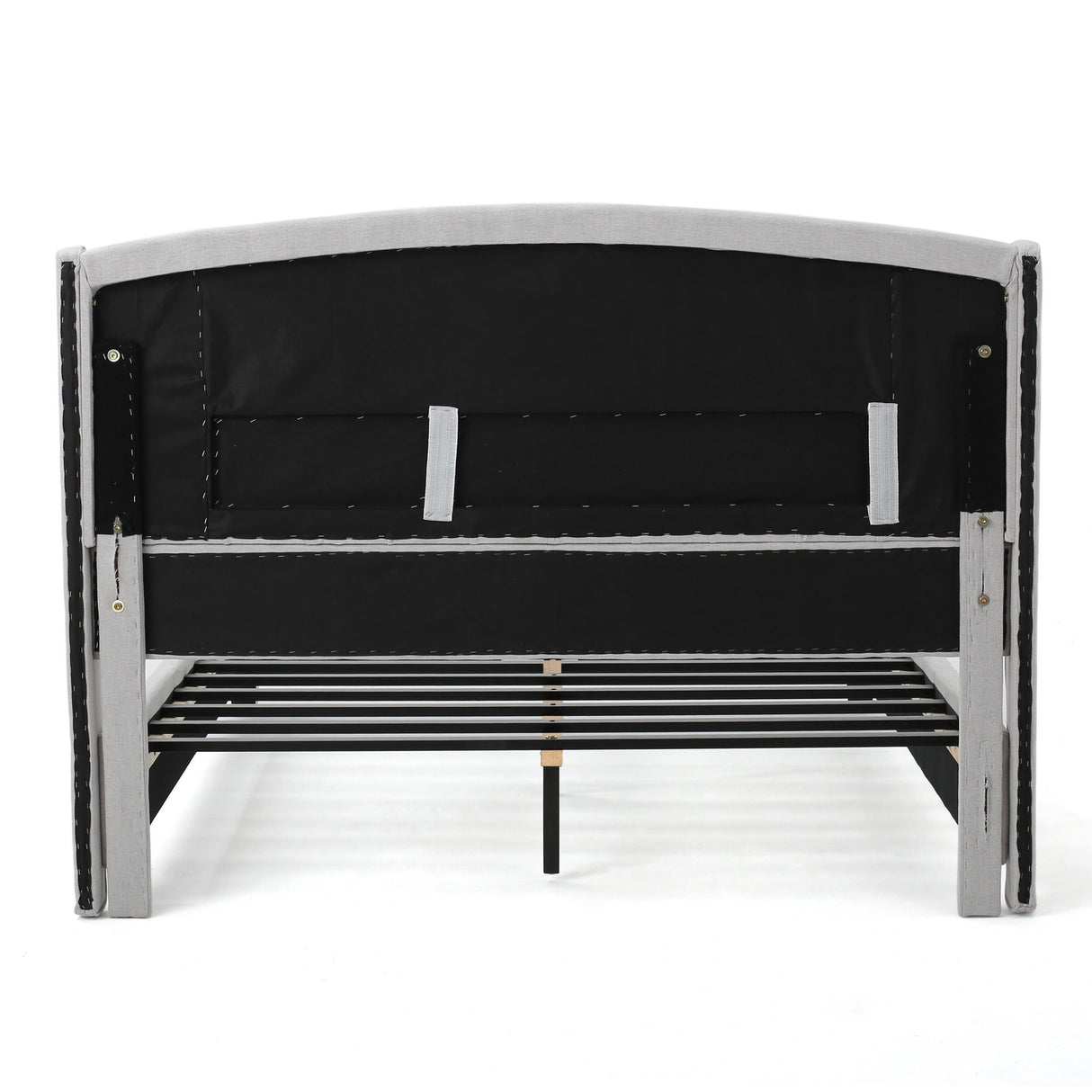 Virago Upholstered Low-profile King Platform Bed by Christopher Knight Home