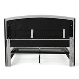 Virago Upholstered Low-profile King Platform Bed by Christopher Knight Home