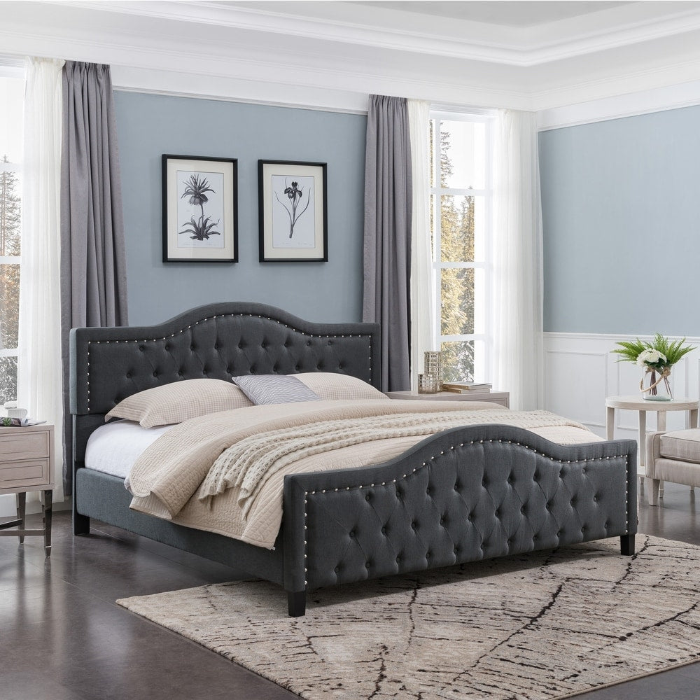 Virgil Traditional Queen-Sized Bed Frame by Christopher Knight Home