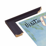 Visite Cuba-VINAPP124319 Framed Print 20"x13.5" by Vintage Apple Collection