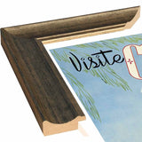 Visite Cuba-VINAPP124319 Framed Print 20"x13.5" by Vintage Apple Collection