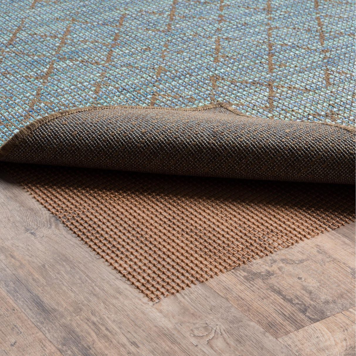 Vista Home Alfresco Outdoor Rug Pad. - Brown