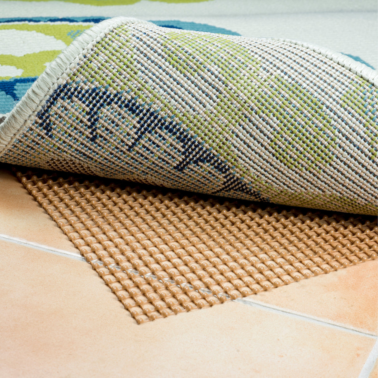 Vista Home Alfresco Outdoor Rug Pad. - Brown