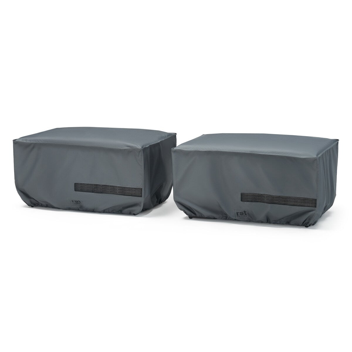 Vistano 7 Piece Polyester Outdoor Patio Club Seating Deluxe Furniture Covers - Grey