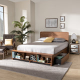 Vita Modern Transitional Wood 4-Drawer Platform Storage Bed
