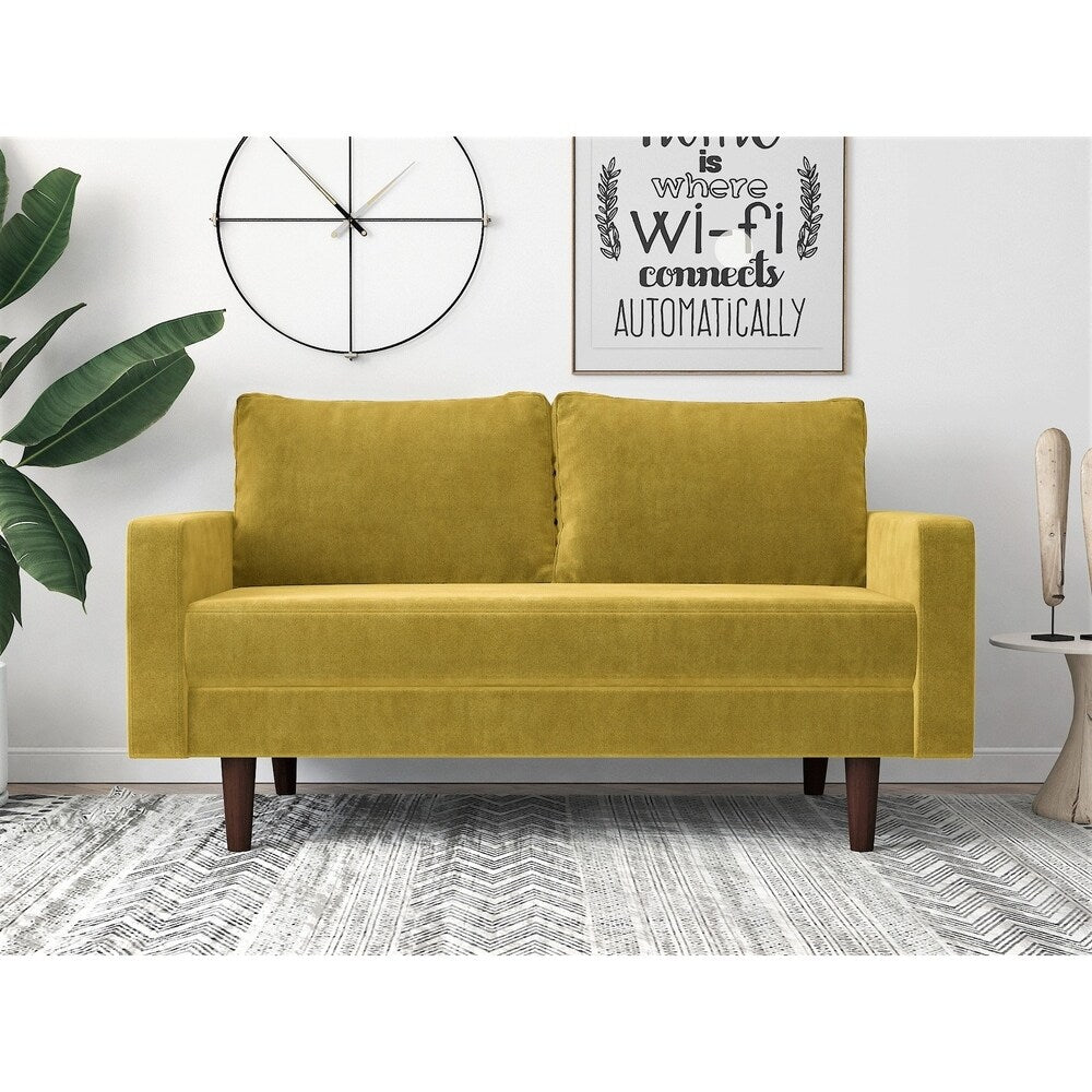 Viva Velvet 2-seater Euro-style Loveseat