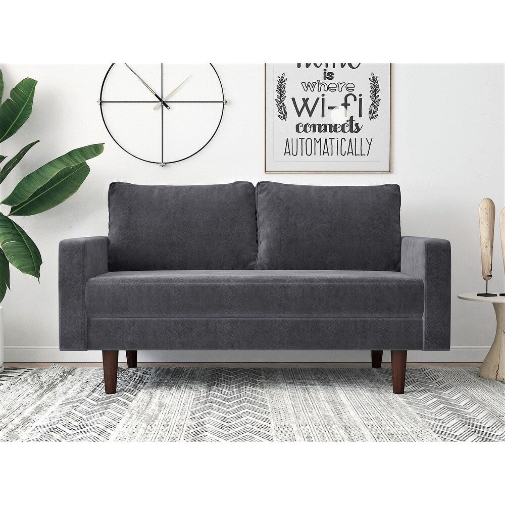 Viva Velvet 2-seater Euro-style Loveseat