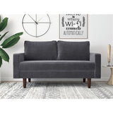 Viva Velvet 2-seater Euro-style Loveseat