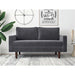 Viva Velvet 2-seater Euro-style Loveseat