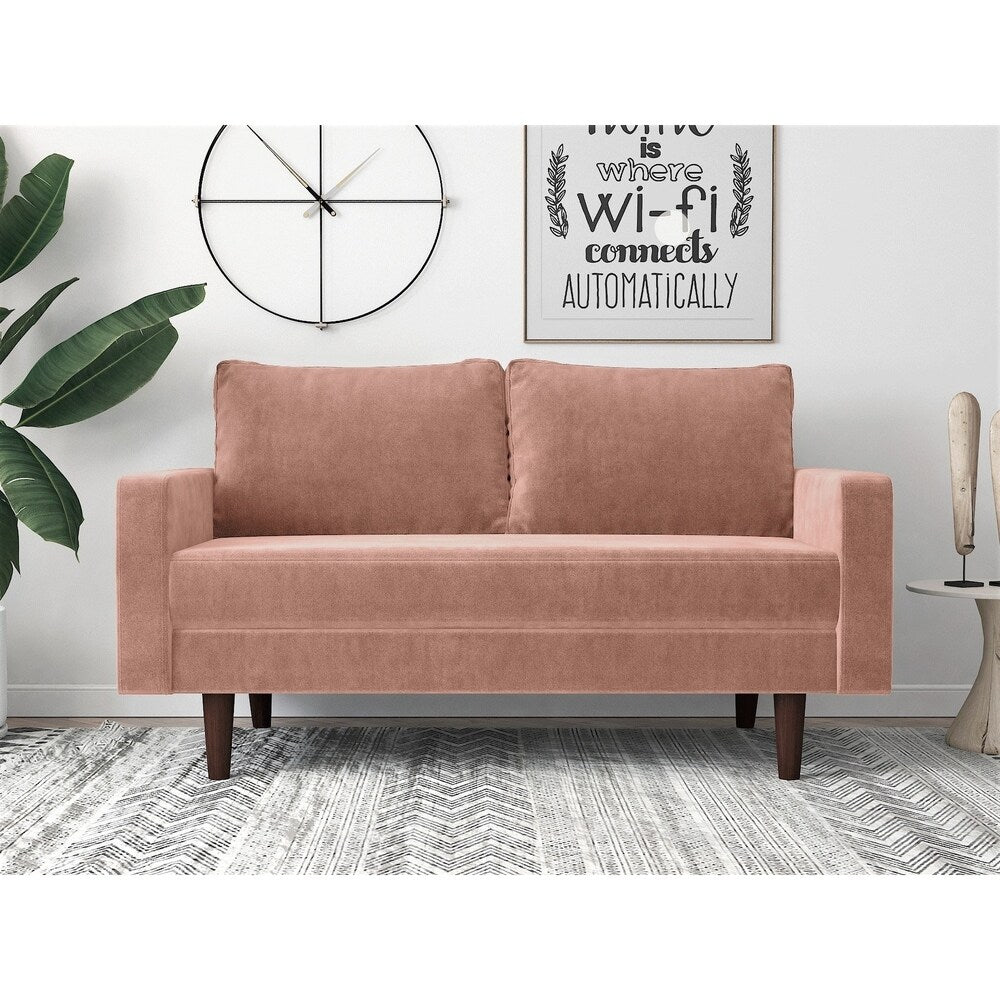 Viva Velvet 2-seater Euro-style Loveseat