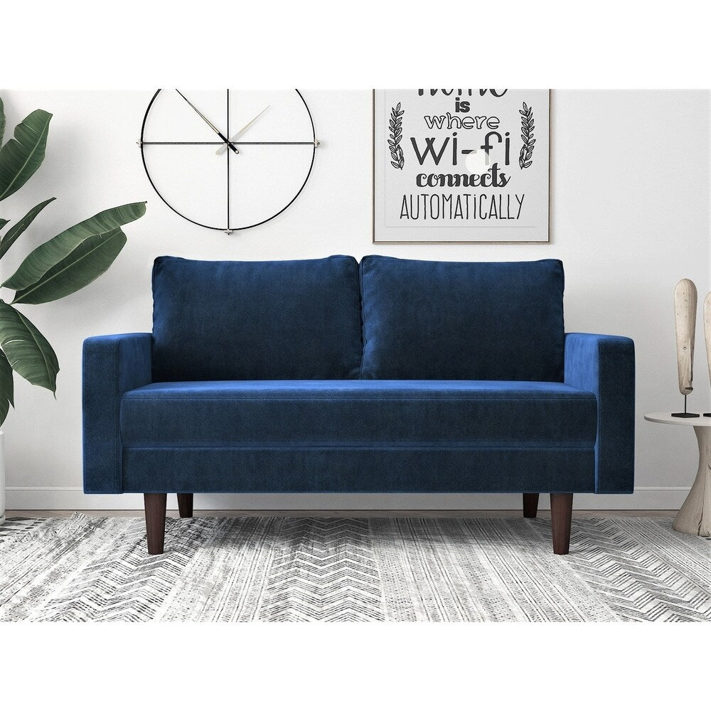 Viva Velvet 2-seater Euro-style Loveseat